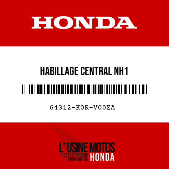 image de 64312-K0R-V00ZA HABILLAGE CENTRAL NH1