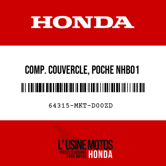 image de 64315-MKT-D00ZD COMP. COUVERCLE, POCHE NHB01