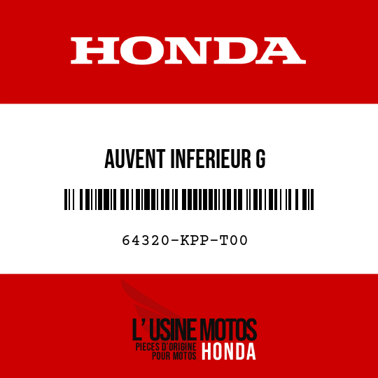 image de 64320-KPP-T00 AUVENT INFERIEUR G
