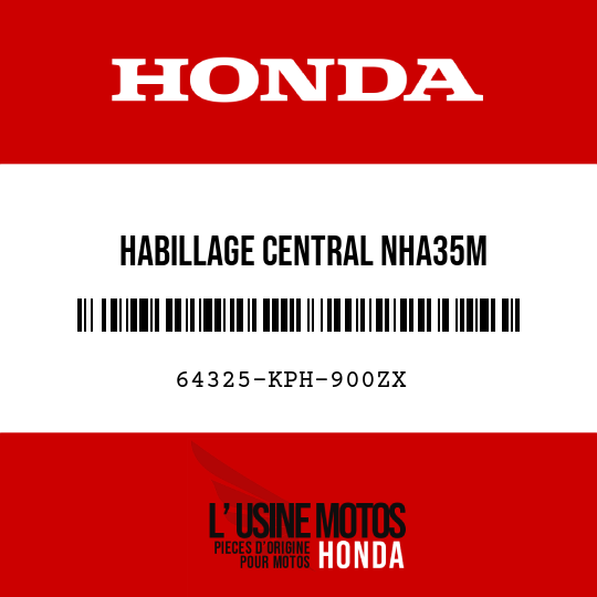 image de 64325-KPH-900ZX HABILLAGE CENTRAL NHA35M 