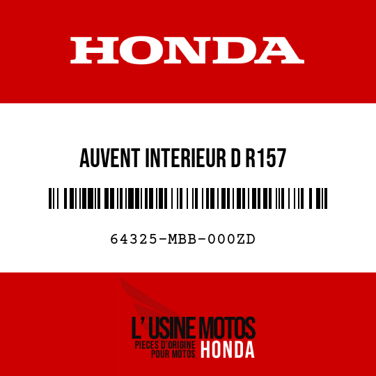 image de 64325-MBB-000ZD AUVENT INTERIEUR D R157 