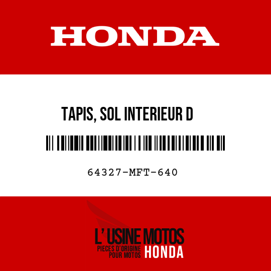 image de 64327-MFT-640 TAPIS, SOL INTERIEUR D