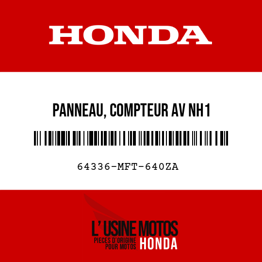 image de 64336-MFT-640ZA PANNEAU, COMPTEUR AV NH1 