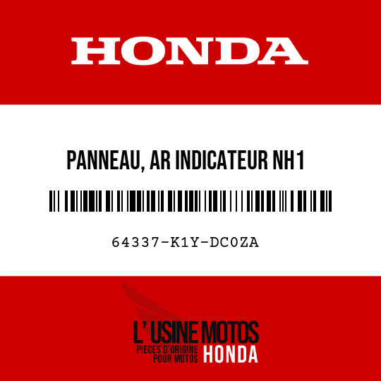 image de 64337-K1Y-DC0ZA PANNEAU, AR INDICATEUR NH1
