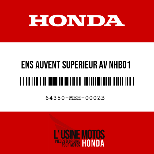 image de 64350-MEH-000ZB ENS AUVENT SUPERIEUR AV NHB01
