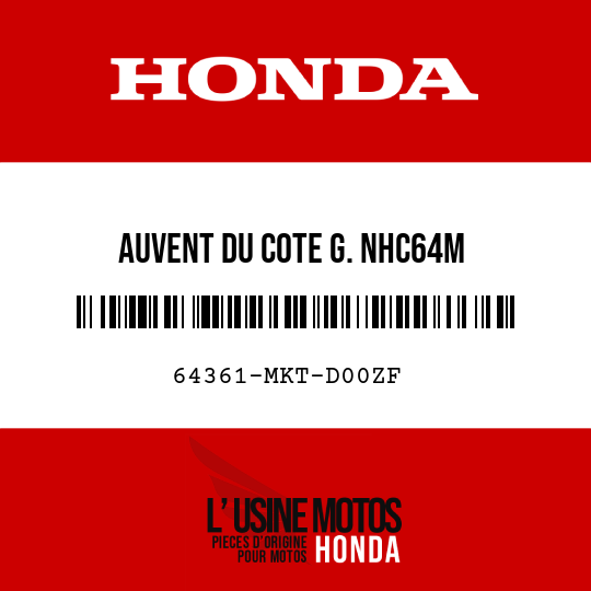 image de 64361-MKT-D00ZF AUVENT DU COTE G. NHC64M