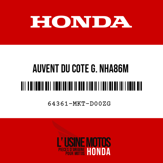 image de 64361-MKT-D00ZG AUVENT DU COTE G. NHA86M