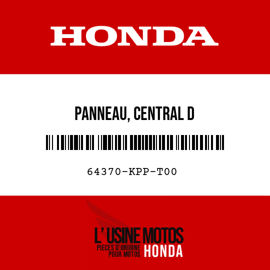 image de 64370-KPP-T00 PANNEAU, CENTRAL D