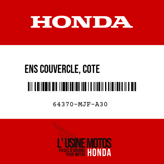 image de 64370-MJF-A30 ENS COUVERCLE, COTE          RADIATEUR G (WL)