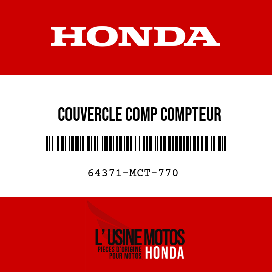 image de 64371-MCT-770 COUVERCLE COMP COMPTEUR