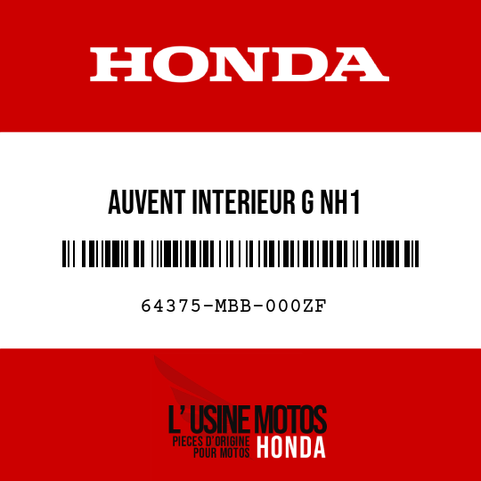 image de 64375-MBB-000ZF AUVENT INTERIEUR G NH1 