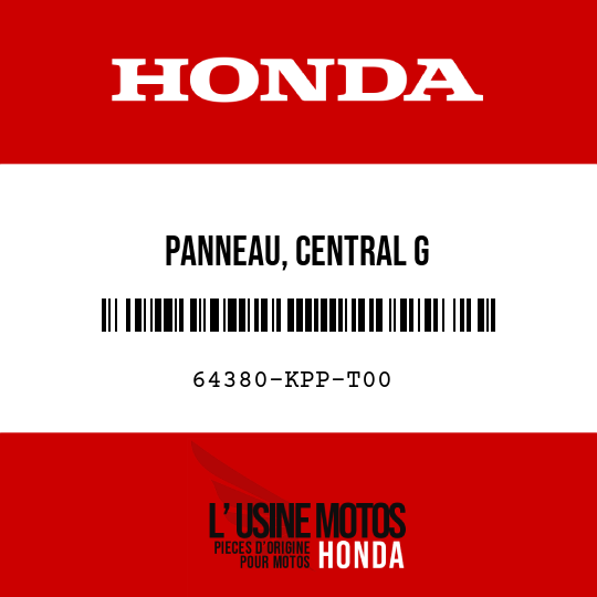 image de 64380-KPP-T00 PANNEAU, CENTRAL G