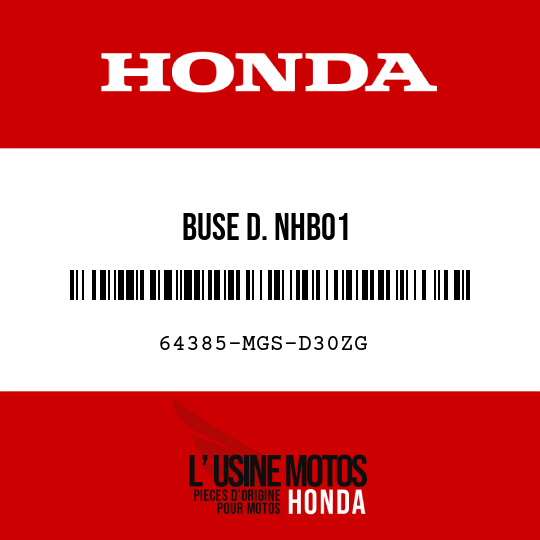 image de 64385-MGS-D30ZG BUSE D. NHB01