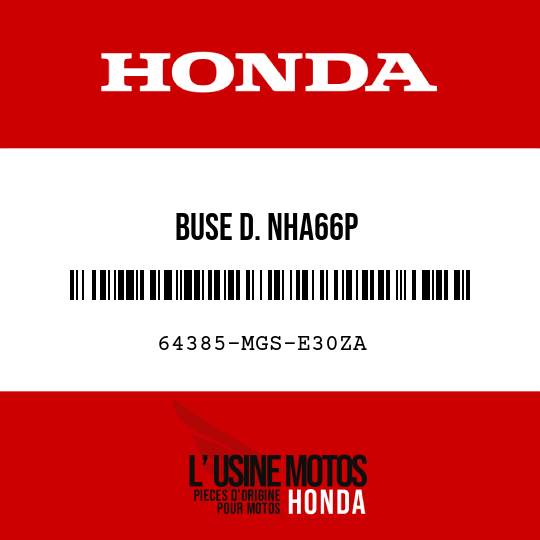 image de 64385-MGS-E30ZA BUSE D. NHA66P