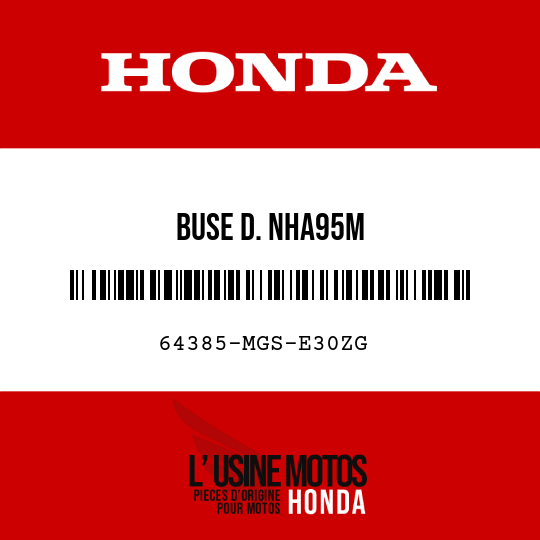 image de 64385-MGS-E30ZG BUSE D. NHA95M