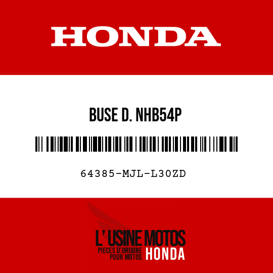 image de 64385-MJL-L30ZD BUSE D. NHB54P