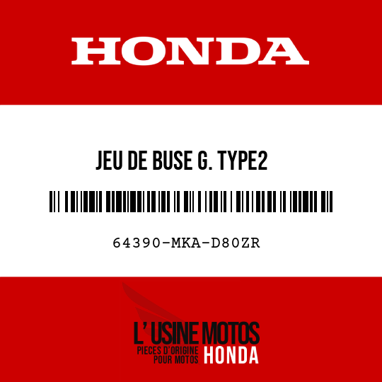 image de 64390-MKA-D80ZR JEU DE BUSE G. TYPE2