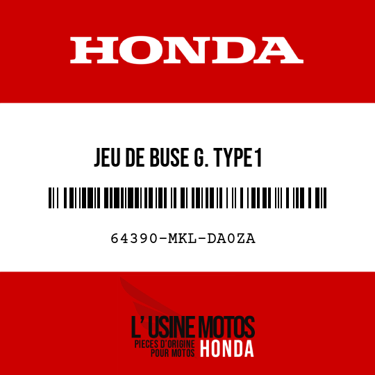 image de 64390-MKL-DA0ZA JEU DE BUSE G. TYPE1