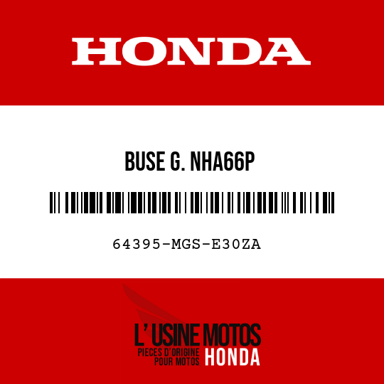 image de 64395-MGS-E30ZA BUSE G. NHA66P