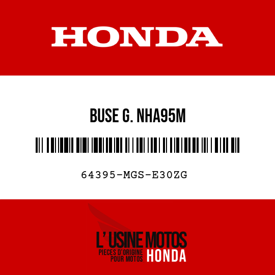 image de 64395-MGS-E30ZG BUSE G. NHA95M