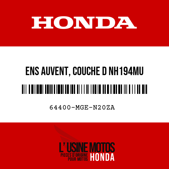 image de 64400-MGE-N20ZA ENS AUVENT, COUCHE D NH194MU