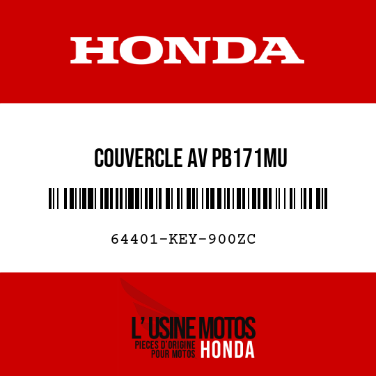 image de 64401-KEY-900ZC COUVERCLE AV PB171MU 