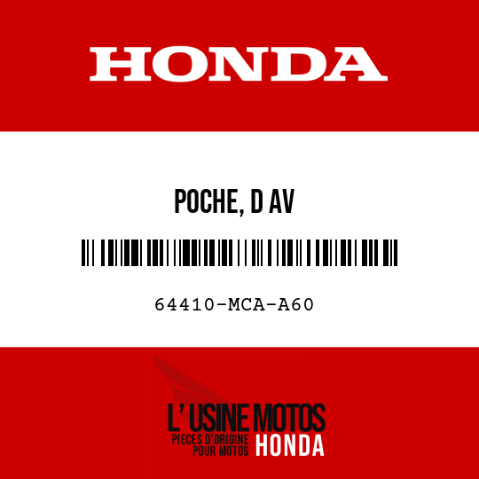 image de 64410-MCA-A60 POCHE, D AV