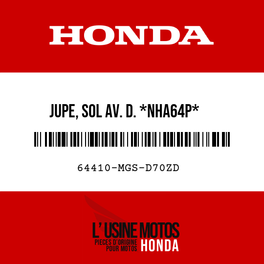 image de 64410-MGS-D70ZD JUPE, SOL AV. D. *NHA64P*