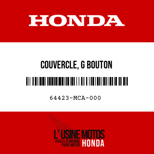 image de 64423-MCA-000 COUVERCLE, G BOUTON