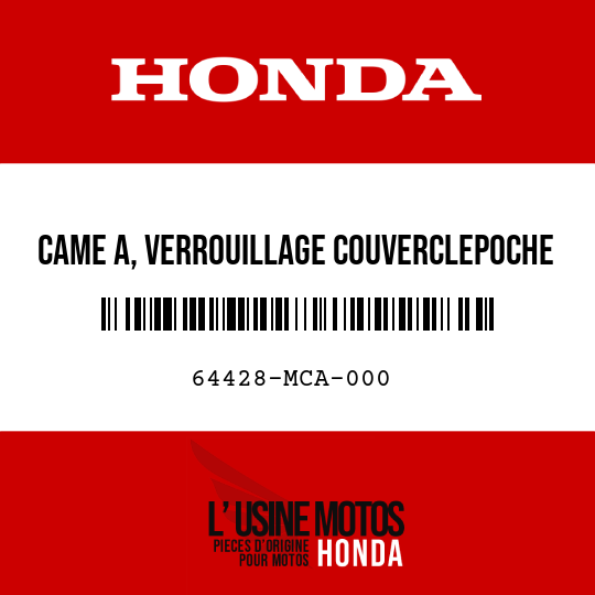 image de 64428-MCA-000 CAME A, VERROUILLAGE COUVERCLEPOCHE