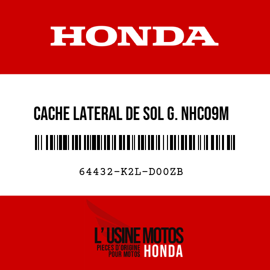 image de 64432-K2L-D00ZB CACHE LATERAL DE SOL G. NHC09M