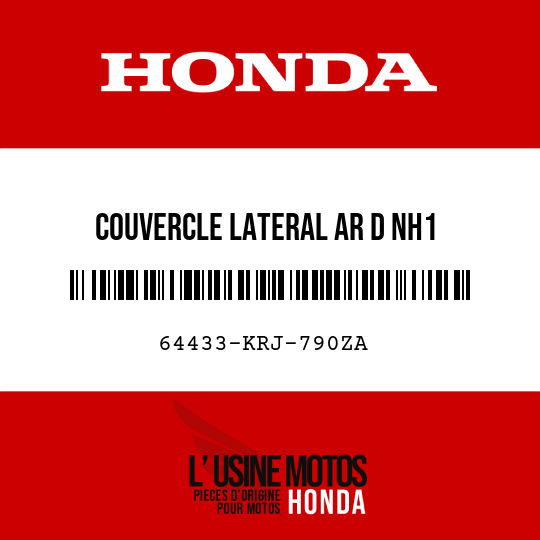 image de 64433-KRJ-790ZA COUVERCLE LATERAL AR D NH1 