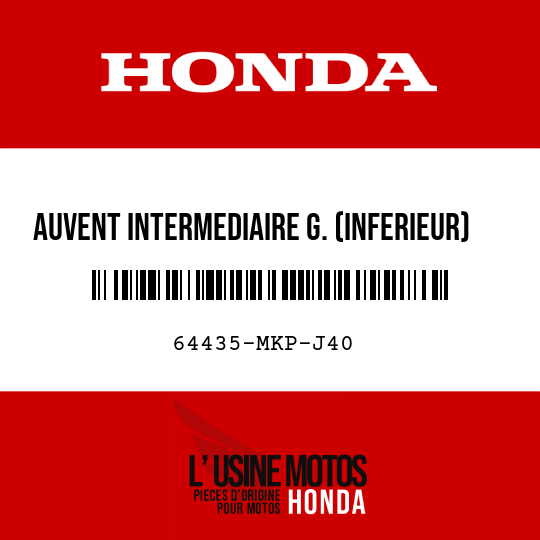 image de 64435-MKP-J40 AUVENT INTERMEDIAIRE G. (INFERIEUR)