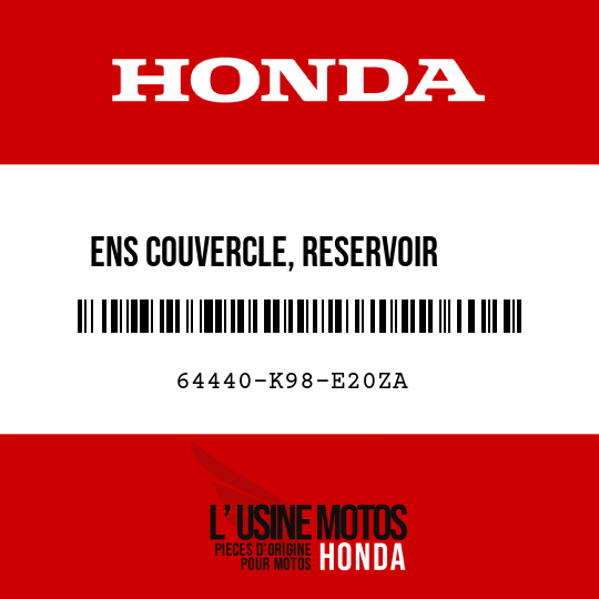 image de 64440-K98-E20ZA ENS COUVERCLE, RESERVOIR     CARBURANT G (WL) TYPE4