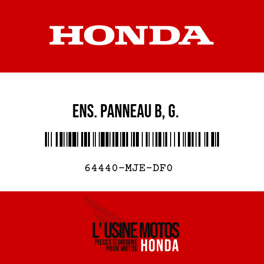 image de 64440-MJE-DF0 ENS. PANNEAU B, G.