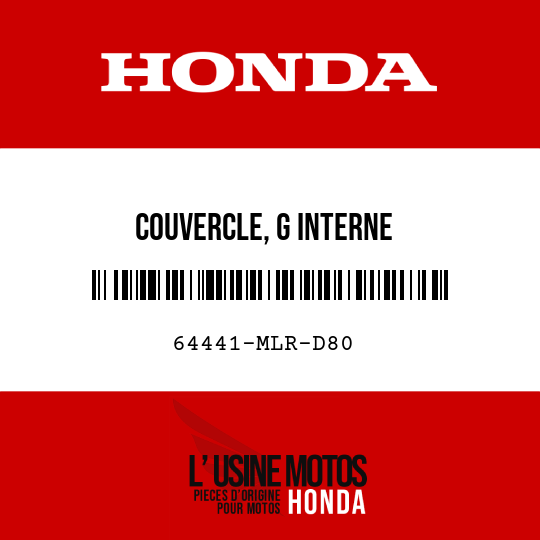 image de 64441-MLR-D80 COUVERCLE, G INTERNE