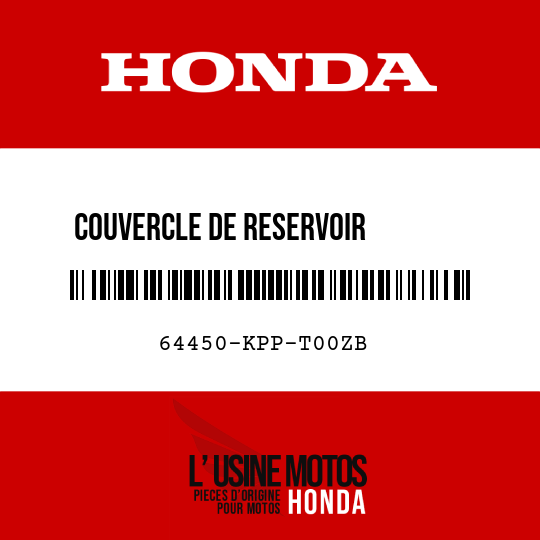 image de 64450-KPP-T00ZB COUVERCLE DE RESERVOIR        D'ESSENCE NH196