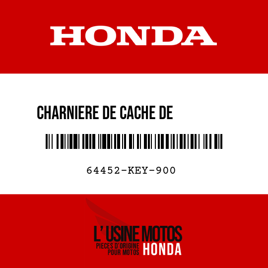 image de 64452-KEY-900 CHARNIERE DE CACHE DE         CARBURANT