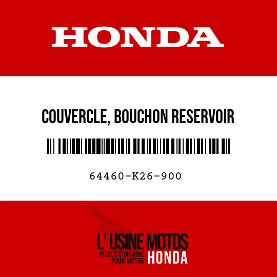 image de 64460-K26-900 COUVERCLE, BOUCHON RESERVOIR