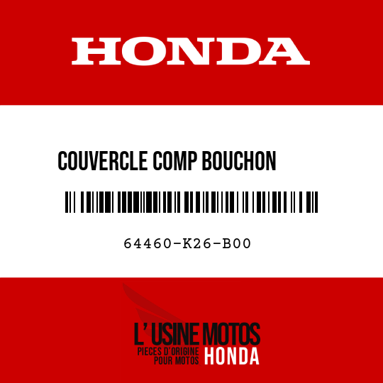 image de 64460-K26-B00 COUVERCLE COMP BOUCHON       RESERVOIR