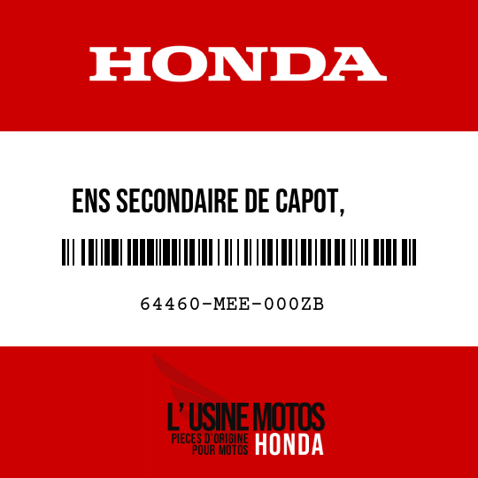 image de 64460-MEE-000ZB ENS SECONDAIRE DE CAPOT,     INFERIEUR D (WL) TYPE2 