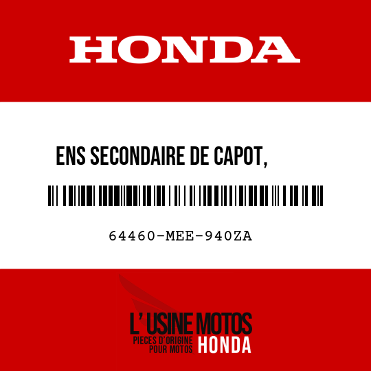 image de 64460-MEE-940ZA ENS SECONDAIRE DE CAPOT,     INFERIEUR D (WL) TYPE1