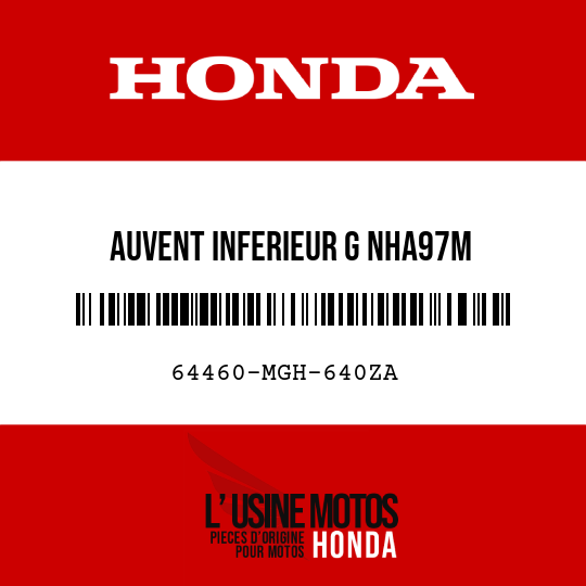 image de 64460-MGH-640ZA AUVENT INFERIEUR G NHA97M