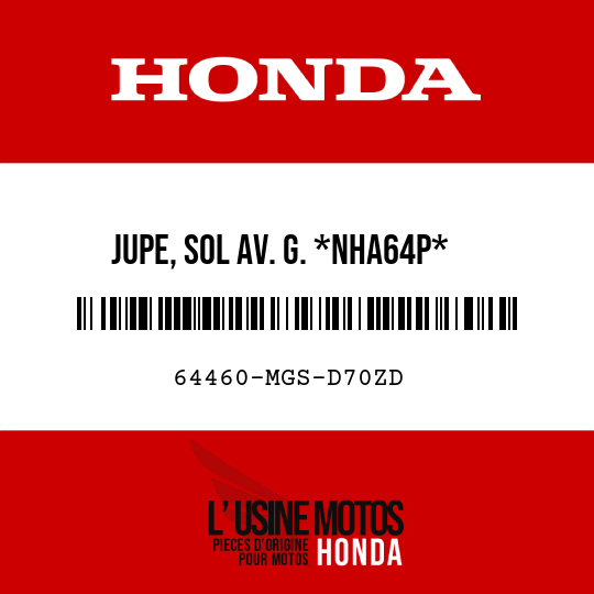 image de 64460-MGS-D70ZD JUPE, SOL AV. G. *NHA64P*