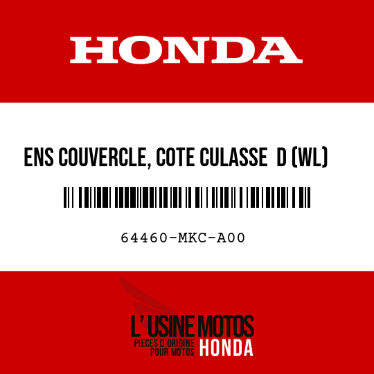 image de 64460-MKC-A00 ENS COUVERCLE, COTE CULASSE  D (WL)