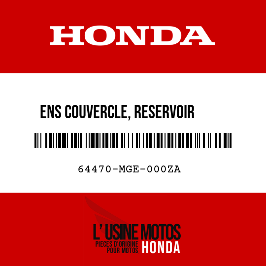 image de 64470-MGE-000ZA ENS COUVERCLE, RESERVOIR     CARBURANT D NHA14M
