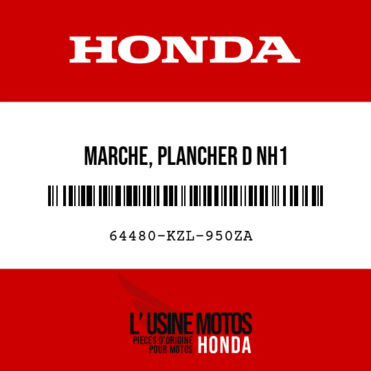 image de 64480-KZL-950ZA MARCHE, PLANCHER D NH1