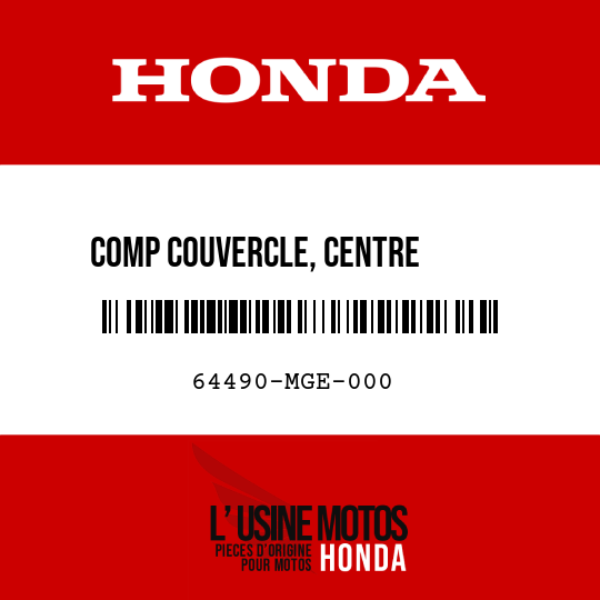 image de 64490-MGE-000 COMP COUVERCLE, CENTRE       RESERVOIR CARBURANT
