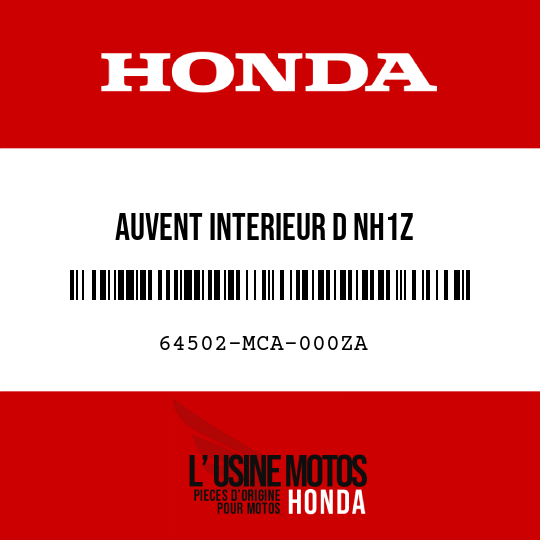 image de 64502-MCA-000ZA AUVENT INTERIEUR D NH1Z 