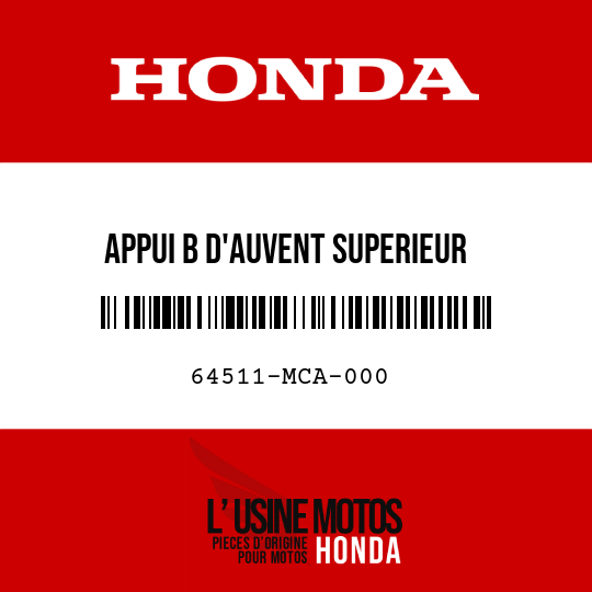 image de 64511-MCA-000 APPUI B D'AUVENT SUPERIEUR